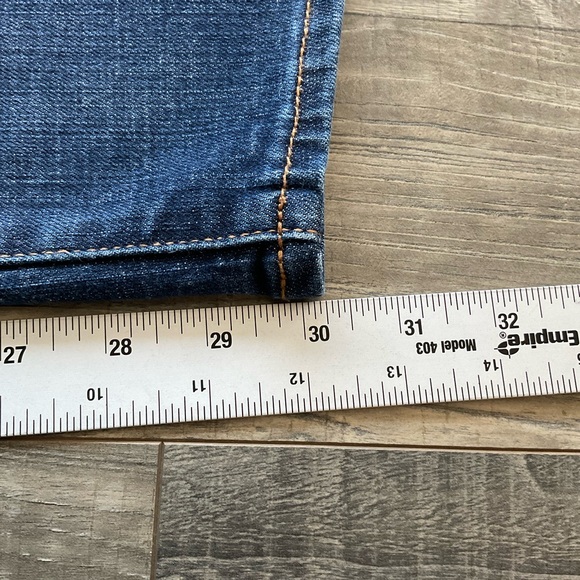 38x30 Lucky Brand 410 Athletic Fit Jeans Men's Blue Dark Wash Stretch 7MP1965T2 - Picture 9 of 14